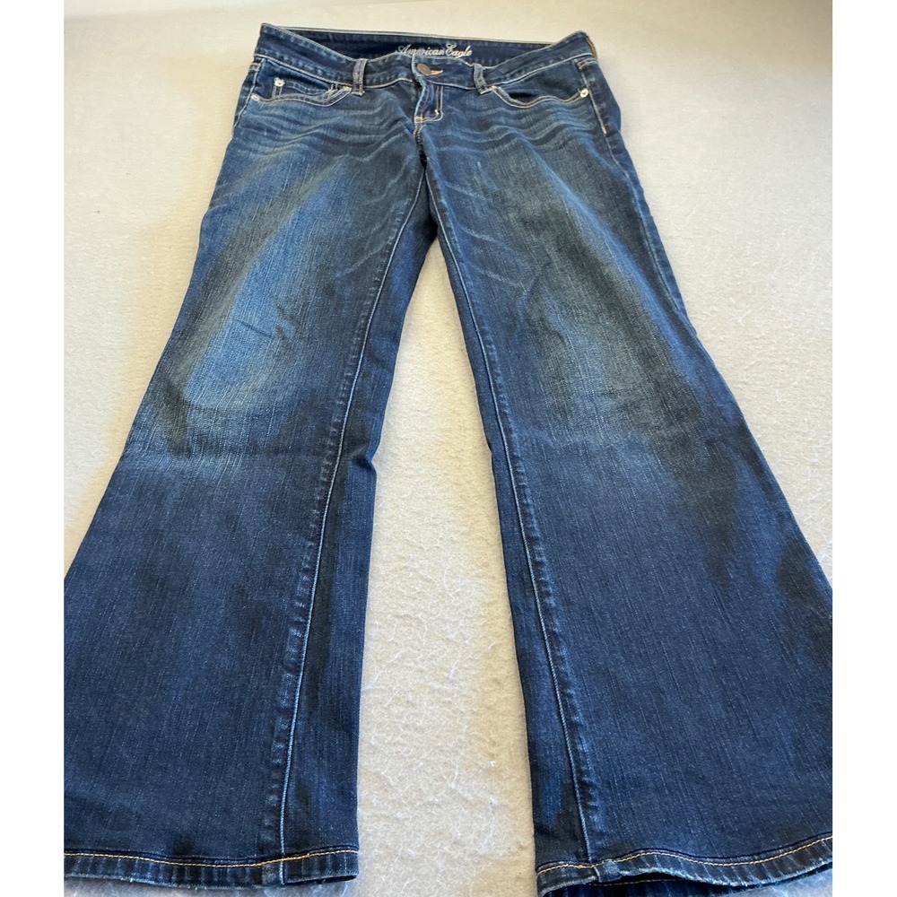American Eagle Outfitters Dark Blue Boyfriend Jeans